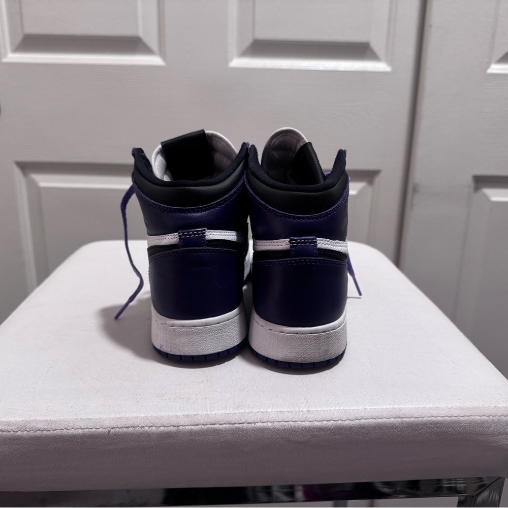 Jordan Women's Sneakers in Purple and White - Picture 4 of 4
